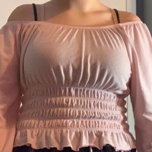 Boho Peasant Top EUC Medium